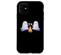 Ghostly Campfire Asar Malvaviscos Halloween Camp Fire Carcasa para iPhone 11