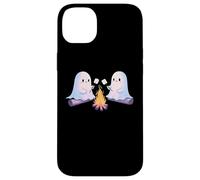 Ghostly Campfire Asar Malvaviscos Halloween Camp Fire Carcasa para iPhone 14 Plus