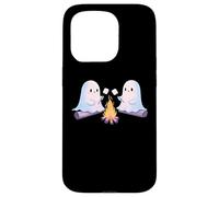Ghostly Campfire Asar Malvaviscos Halloween Camp Fire Carcasa para iPhone 15 Pro