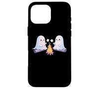 Ghostly Campfire Asar Malvaviscos Halloween Camp Fire Carcasa para iPhone 16 Pro MAX