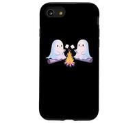 Ghostly Campfire Asar Malvaviscos Halloween Camp Fire Carcasa para iPhone SE (2020) / 7/8