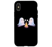 Ghostly Campfire Asar Malvaviscos Halloween Camp Fire Carcasa para iPhone X/XS