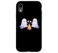 Ghostly Campfire Asar Malvaviscos Halloween Camp Fire Carcasa para iPhone XR