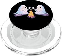 Ghostly Campfire Asar Malvaviscos Halloween Camp Fire PopSockets PopGrip para MagSafe