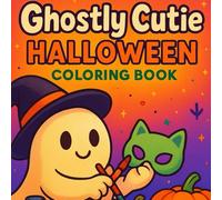 Ghostly Cutie Halloween Coloring Book: 30 Spooky-Cute Designs for Adults & Teens: 8.5×11″ • 30 Single-Sided Pages • Stress-Relief & Cozy Autumn Art Therapy for Adults & Teens