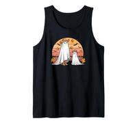 Ghosts Cowgirl Ghosts Dog Cute Halloween Camiseta sin Mangas
