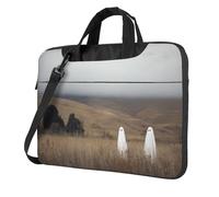 Ghosts In A Vintage Landscape - Funda acolchada para laptop de 15.6 pulgadas, para mujeres y hombres