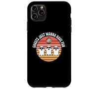 Ghosts Just Wanna Have Fun Retro Halloween Disco Tees Carcasa para iPhone 11 Pro MAX