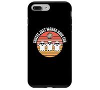 Ghosts Just Wanna Have Fun Retro Halloween Disco Tees Carcasa para iPhone 7 Plus/8 Plus