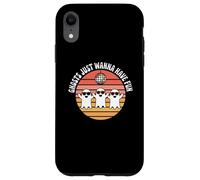 Ghosts Just Wanna Have Fun Retro Halloween Disco Tees Carcasa para iPhone XR