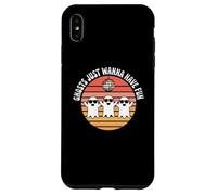 Ghosts Just Wanna Have Fun Retro Halloween Disco Tees Carcasa para iPhone XS MAX