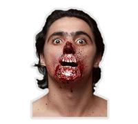 Ghoulish Productions - Aplicación: Amante de la Carne, Línea Aplicación, Accesorio de Látex resistente, pintada a mano, Halloween, Desfile de Carnaval, Fiesta de Disfraces, Talla única adulto