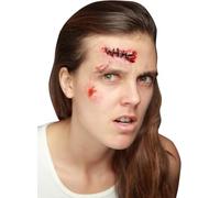 Ghoulish Productions - Aplicación de Puntos de Sutura, Línea Aplicaciones, Accesorio de Látex Resistente, Pintada a Mano, Halloween, Desfile de Carnaval, Fiesta de Disfraces.