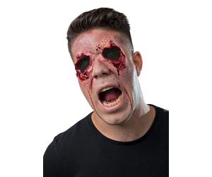 Ghoulish Productions - Aplicación: Ojos Desgarrados, Línea Aplicación, Accesorio de Látex resistente, pintada a mano, Halloween, Desfile de Carnaval, Fiesta de Disfraces, Talla única adulto