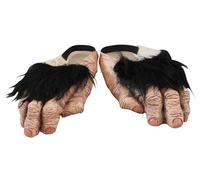 Ghoulish Productions - Chimp Feet - Línea Decoratives - Accesorio de Látex Resistente - Pintada a Mano - Halloween, Desfile de Carnaval, Fiesta de Disfraces