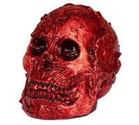 Ghoulish Productions - Cráneo Carnoso, Línea Decorativos, Decorativo de Látex Resistente, Pintada a Mano, Halloween, Desfile de Carnaval, Fiesta de Disfraces.