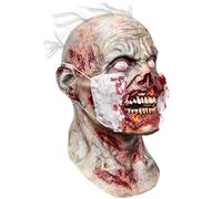 Ghoulish Productions - Decoración de Paciente Zombi, Línea Zombis, Disfraz de Látex resistente, pintada a mano, Halloween, Desfile de Carnaval, Fiesta de Disfraces, Talla única adulto