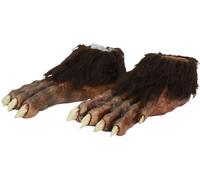 Ghoulish Productions - Disfraz Pies Hombre Lobo Deluxe, Línea Hombres Lobos, Disfraz de Látex Resistente, Pintada a Mano, Halloween, Miedo, Desfile de Carnaval, Fiesta de Disfraces, Talla única Adulto