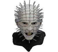 Ghoulish Productions - Hellraiser V: Pinhead Deluxe, Línea Hellraiser, Disfraz de Látex resistente, pintada a mano, Halloween, Desfile de Carnaval, Fiesta de Disfraces, Talla única adulto