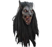 Ghoulish Productions - Luna Negra, Línea Werewolves, Disfraz de Látex resistente, pintada a mano, Halloween, Desfile de Carnaval, Fiesta de Disfraces, Talla única adulto
