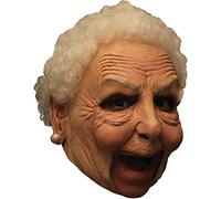 Ghoulish Productions - Máscara Anciana Deluxe, Línea Chinless Deluxe, Disfraz de Látex resistente, pintada a mano, Halloween, Desfile de Carnaval, Fiesta de Disfraces, Talla única adulto