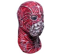 Ghoulish Productions - Máscara biomecánica de criatura de gas, máscara de látex de criatura de piel roja. Máscara de piel roja con venas. Línea Gas Masks. Máscara de látex de tamaño único