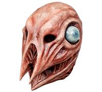Ghoulish Productions - Máscara de Big Charlie, Línea Creepypastas, Disfraz de Látex resistente, pintada a mano, Halloween, Desfile de Carnaval, Fiesta de Disfraces, Talla única adulto