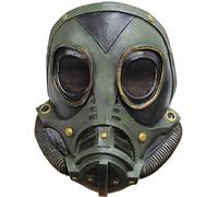 Ghoulish Productions - Máscara de Látex M3A1 Gas, Línea Gas Mask & Steampunk, Máscara de Látex resistente, pintada a mano, Halloween, Desfile de Carnaval, Fiesta de Disfraces, Talla única adulto