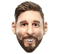 Ghoulish Productions - Máscara de Messi, Línea Personajes Famosos, Disfraz de Látex resistente, pintada a mano, Halloween, Desfile de Carnaval, Fiesta de Disfraces, Talla única adulto