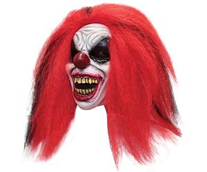 Ghoulish Productions - Máscara de Payaso Reddish, Línea Payasos, Disfraz de Látex resistente, pintada a mano, Halloween, Desfile de Carnaval, Fiesta de Disfraces, Talla única adulto.