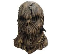 Ghoulish Productions - Máscara Disfraz Asusta Cuervos Espantapájaros, Línea Scarecrows, Disfraz de Látex resistente, pintada a mano, Halloween, Desfile de Carnaval, Fiesta de Disfraces, Talla adulto.