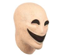 Ghoulish Productions - Máscara Happypasta Slendorman, Línea Creepy Pasta, Disfraz de Látex resistente, pintada a mano, Halloween, Desfile de Carnaval, Fiesta de Disfraces, cosplay, Talla única adulto