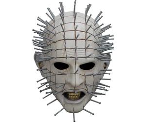 Ghoulish Productions - Máscara Hellraiser V: Pinhead, Línea Hellraiser, Disfraz de Látex resistente, pintada a mano, Día de los Muertos, Halloween, Desfile de Carnaval, Fiesta de disfraces