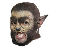 Ghoulish Productions - Máscara Hombre Lobo, Línea Chinless Deluxe, Disfraz de Látex resistente, pintada a mano, Halloween, Desfile de Carnaval, Fiesta de Disfraces, Talla única adulto