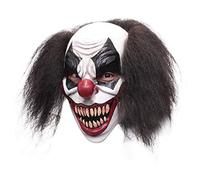 Ghoulish Productions - Máscara Payaso Darky, Línea Payaso, Disfraz de Látex resistente, pintada a mano, Halloween, Desfile de Carnaval, Fiesta de Disfraces, Talla única adulto.
