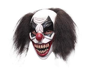 Ghoulish Productions - Máscara Payaso Darky, Línea Payaso, Disfraz de Látex resistente, pintada a mano, Halloween, Desfile de Carnaval, Fiesta de Disfraces, Talla única adulto.