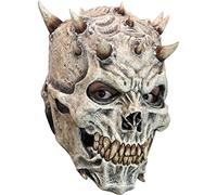 Ghoulish Productions - Máscara Spikes, Línea Calavera Disfraz de Látex resistente, pintada a mano, Halloween, Desfile de Carnaval, Fiesta de Disfraces, Talla única adulto.
