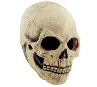 Ghoulish Productions - Máscara Terror Cráneo, Línea Calaveras, Disfraz de Látex resistente, pintada a mano, Halloween, Miedo, Desfile de Carnaval, Fiesta de Disfraces, Talla única adulto.