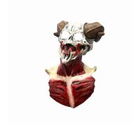 Ghoulish Productions - Máscara Terror Demonio, Línea Calaveras, Disfraz de Látex resistente, pintada a mano, Halloween, Miedo, Desfile de Carnaval, Fiesta de Disfraces, Talla única adulto.