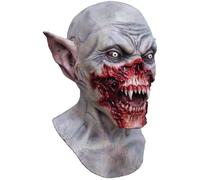 Ghoulish Productions - Máscara Vampiro Kurten, Línea Vampiros, Disfraz de Látex resistente, pintada a mano, Halloween, Terror, Desfile de Carnaval, Fiesta de Disfraces, Talla única adulto.