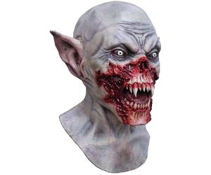 Ghoulish Productions - Máscara Vampiro Kurten, Línea Vampiros, Disfraz de Látex resistente, pintada a mano, Halloween, Terror, Desfile de Carnaval, Fiesta de Disfraces, Talla única adulto.