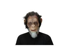 Ghoulish Productions Mono Chimpancé Old Julius Ape Perfect Fit, Máscara Disfraz de Látex resistente, pintada a mano para Halloween Desfile de Carnaval Fiesta de Disfraces, cosplay, Talla única adulto