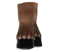 Ghoulish Productions - Pezuñas de Caballo Marrones, Línea Manos y Pies, Disfraz de Látex Resistente, Pintada a Mano, Halloween, Desfile de Carnaval, Fiesta de Disfraces, Talla única Adulto