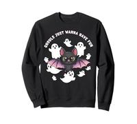 Ghouls Just Wanna Have Fun Halloween Design Sudadera