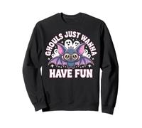 Ghouls Just Wanna Have Fun Halloween Design Sudadera