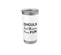 Ghouls Just Wanna Have Fun Halloween Vaso térmico de acero inoxidable de doble pared