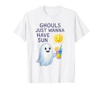 Ghouls Just Wanna Have Sun - Cóctel Sunny Ghost Camiseta
