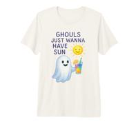 Ghouls Just Wanna Have Sun - Cóctel Sunny Ghost Camiseta Premium