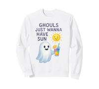 Ghouls Just Wanna Have Sun - Cóctel Sunny Ghost Sudadera