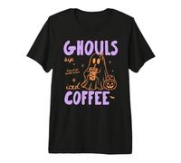 Ghouls Sip Iced Coffee Halloween Fall Autumn Coffee Lover Camiseta Premium